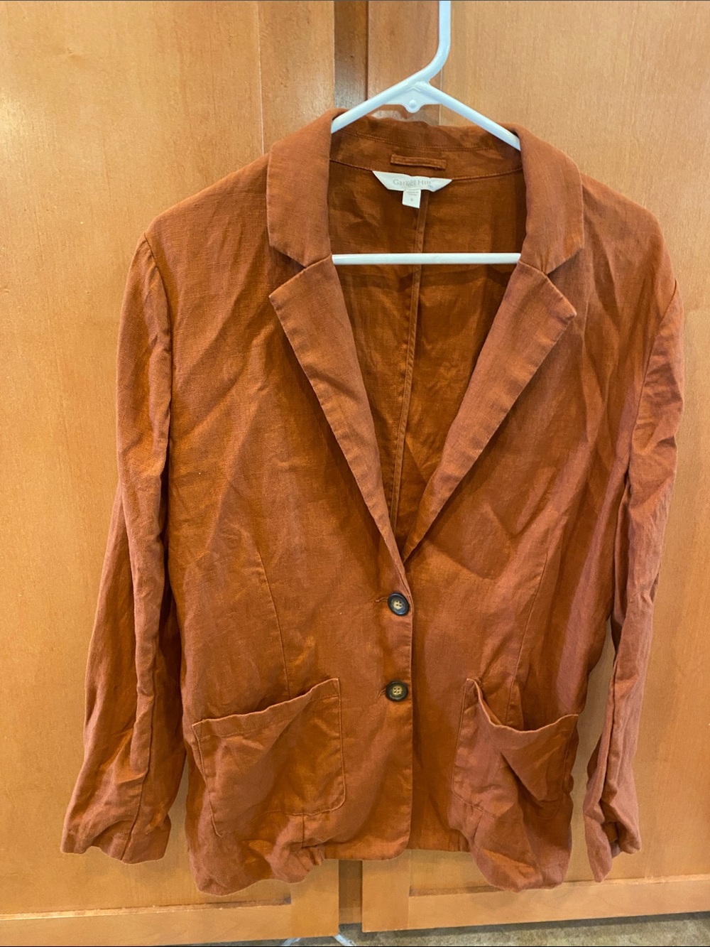 Garnet Hill Toast Blazer